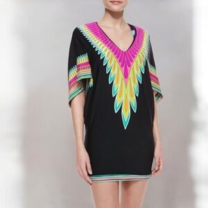 TRINA TURK Plumas Coverup Tunic Size Small Petite